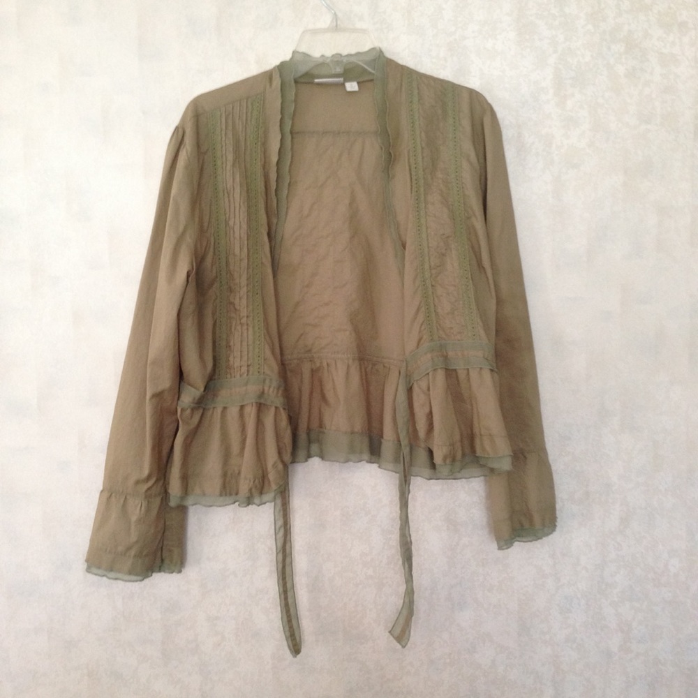 Yellowish green outerwear